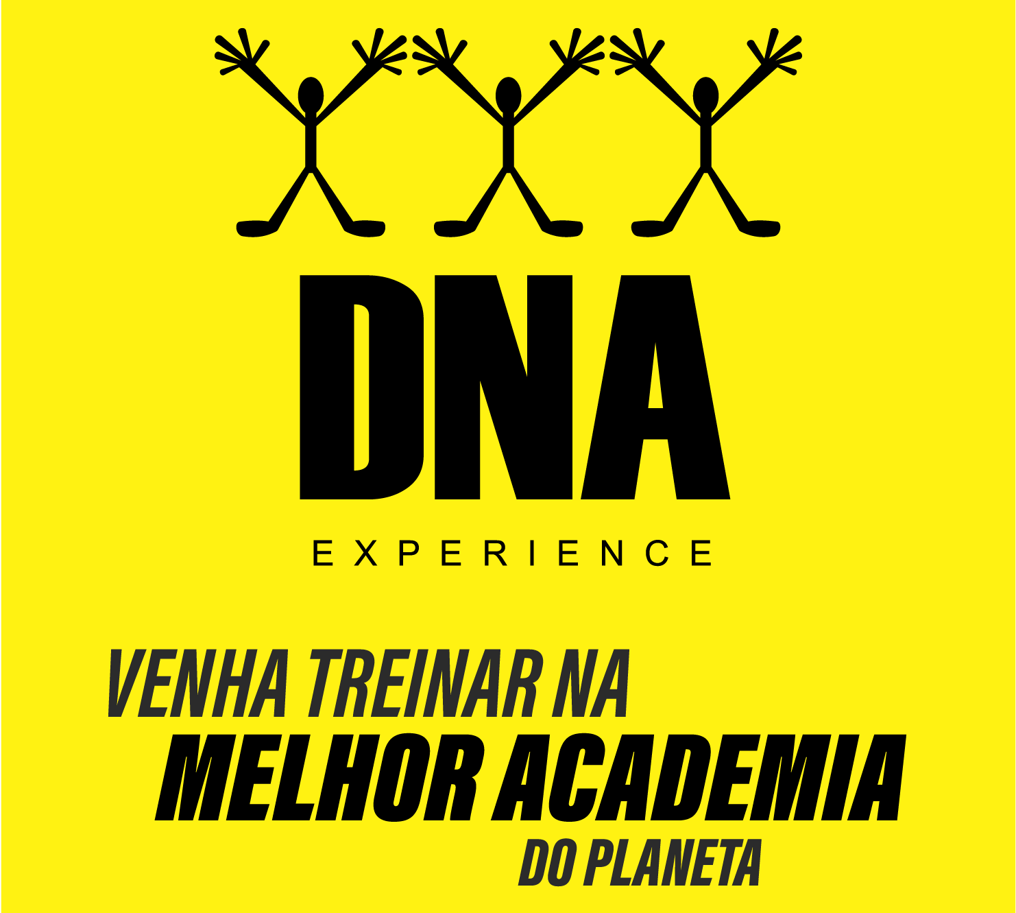 dna experiende: venha treinar na melhor academia do planeta